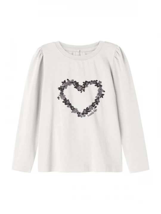 Foto van product NAME IT Shirt 'NMFOASA' mauve / zwart / wit