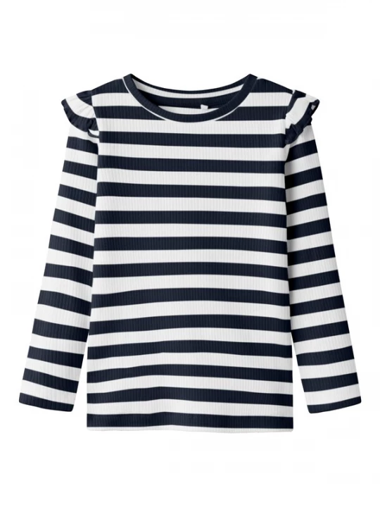 Foto van product NAME IT Shirt 'NMFTAIA' navy / wit