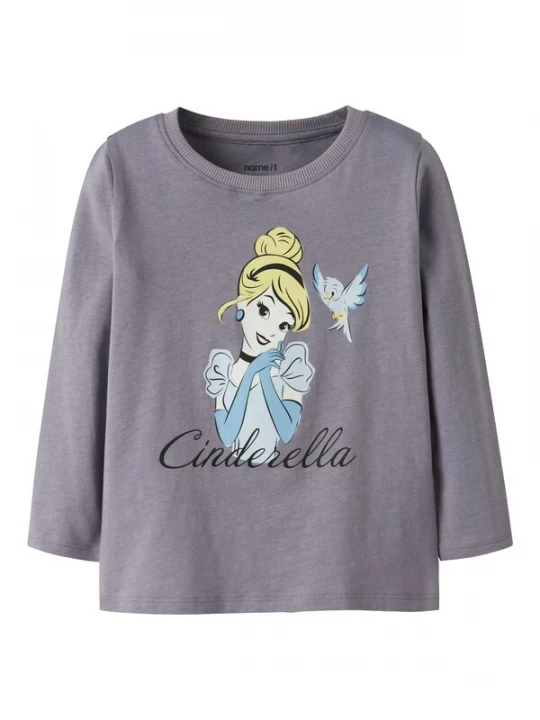 Foto van product NAME IT Shirt 'NMFVeena' lichtblauw / lichtgeel / lavendel / zwart