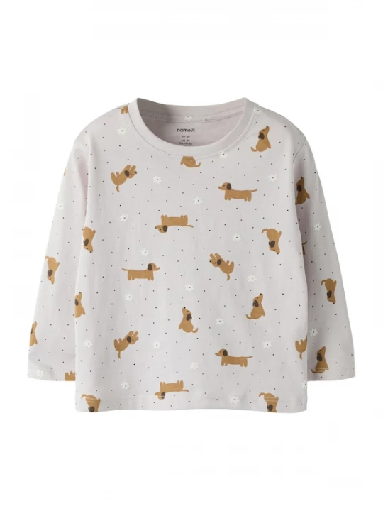 Foto van product NAME IT Shirt 'NMFVELDA' brokaat / sering / wit