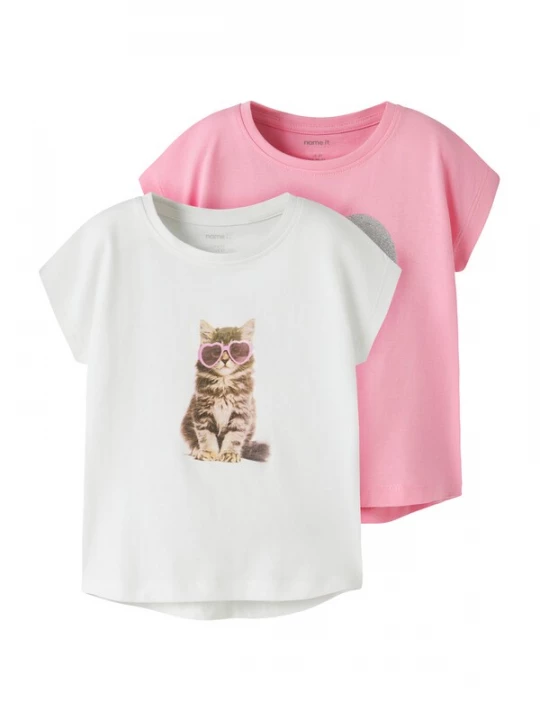 Foto van product NAME IT Shirt 'NMFVotia' gemengde kleuren / lichtroze / wit