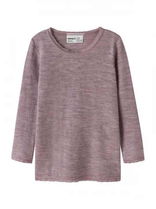 Foto van product NAME IT Shirt 'NMFWANG' aubergine