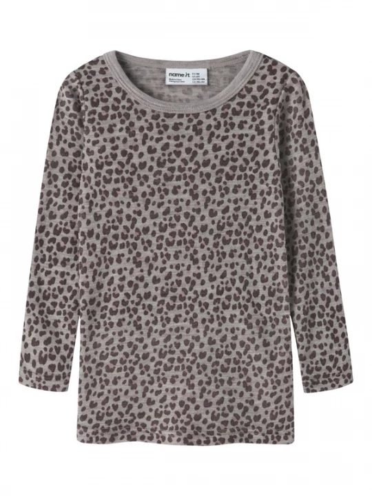 Foto van product NAME IT Shirt 'NMFWang' grijs / antraciet / mauve
