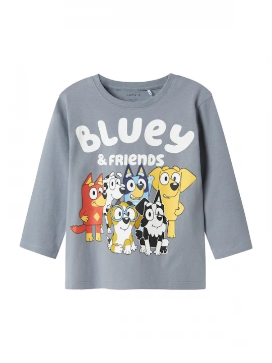 Foto van product NAME IT Shirt 'NMMalex' blauw / duifblauw / geel / wit