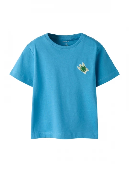 Foto van product NAME IT Shirt 'NMMFrank' azuur / grijs / groen / wit