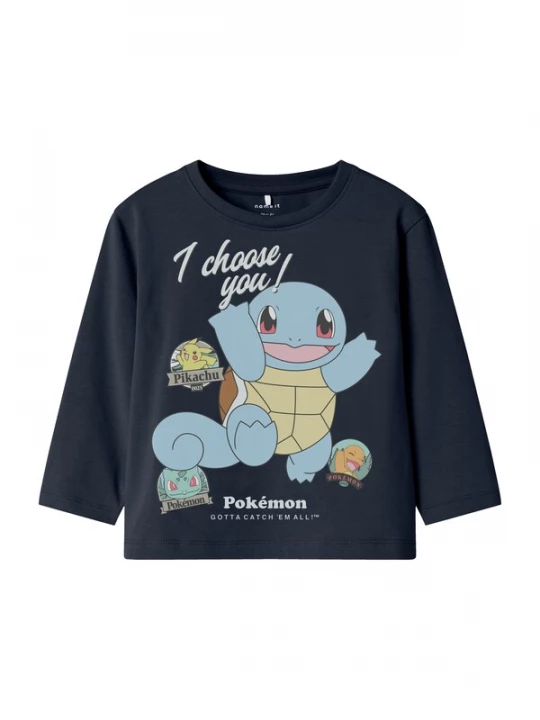 Foto van product NAME IT Shirt 'NMMJUMBO POKEMON' lichtblauw / donkerblauw / pasteelgeel / wit