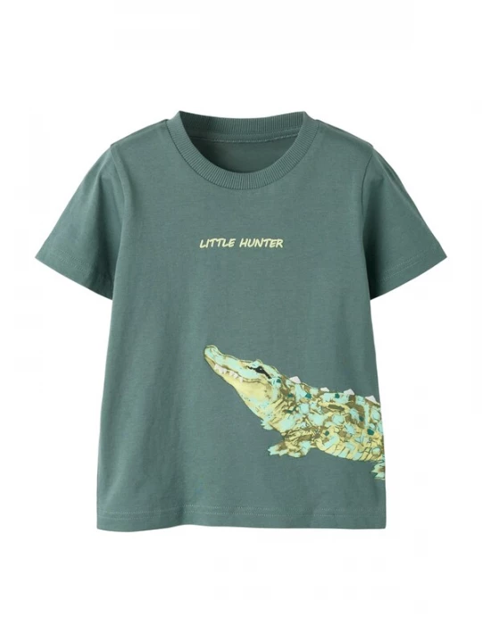 Foto van product NAME IT Shirt 'NMMKALLE' olijfgroen / mintgroen / spar