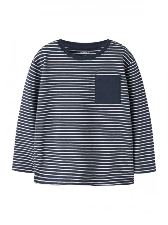 Foto van product NAME IT Shirt 'NMMLOCHLAN' blauw / wit