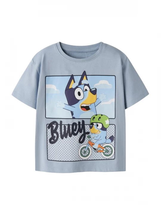 Foto van product NAME IT Shirt 'NMMMALIH BLUEY' marine / opaal / duifblauw / kiwi