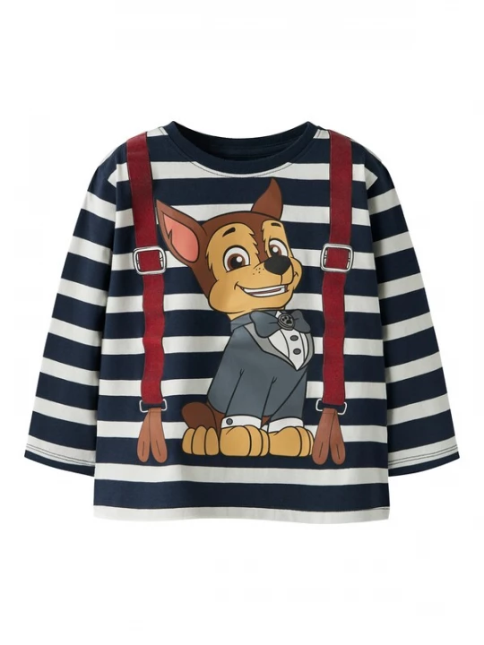 Foto van product NAME IT Shirt 'NMMNAKUL' beige / navy / bourgogne / wit