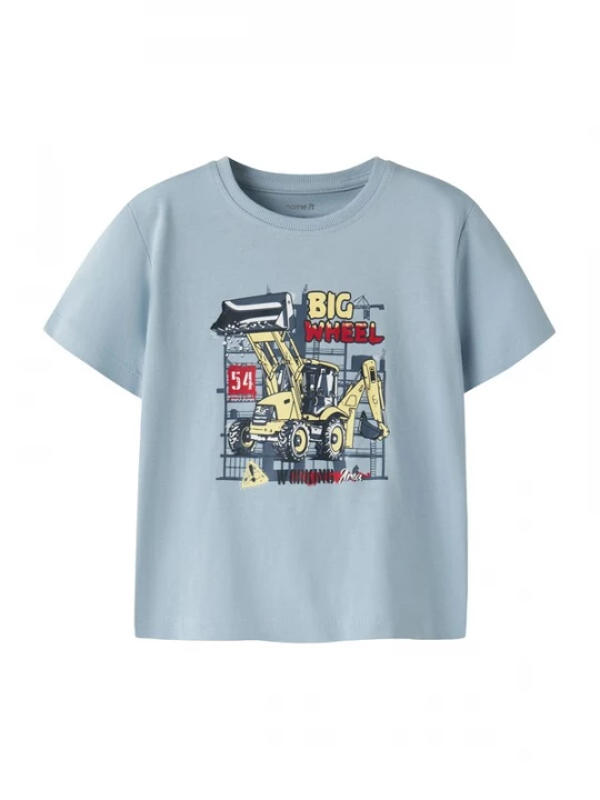 Foto van product NAME IT Shirt 'NMMVAGNO' opaal / duifblauw / geel / rood
