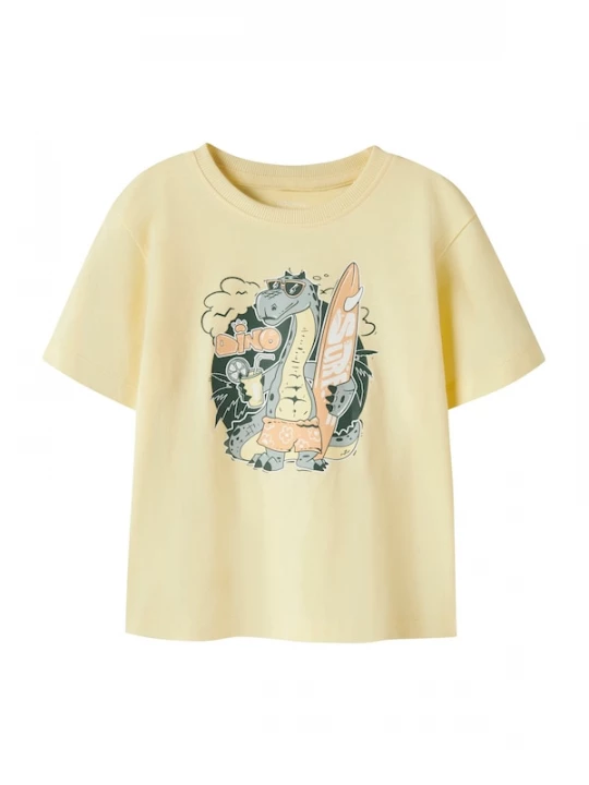 Foto van product NAME IT Shirt 'NMMVANYO' lichtgeel / mintgroen / spar / lichtoranje