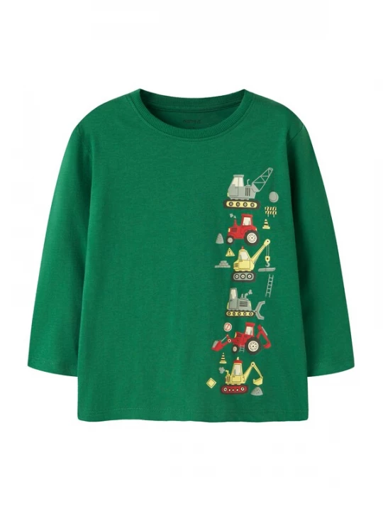 Foto van product NAME IT Shirt 'NMMVELDO' lichtgeel / grijs / groen / rood