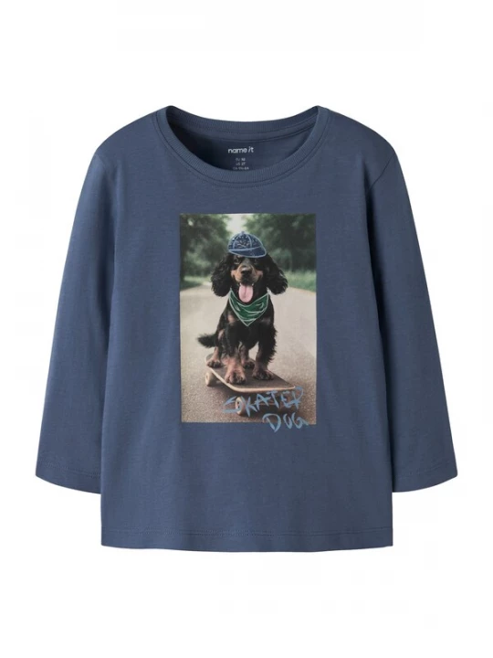 Foto van product NAME IT Shirt 'NMMVOTO' navy / greige / donkergroen / zwart