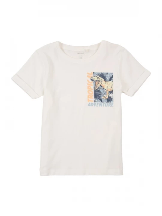 Foto van product NAME IT Shirt 'NMMVux' marine / opaal / oranje / wit