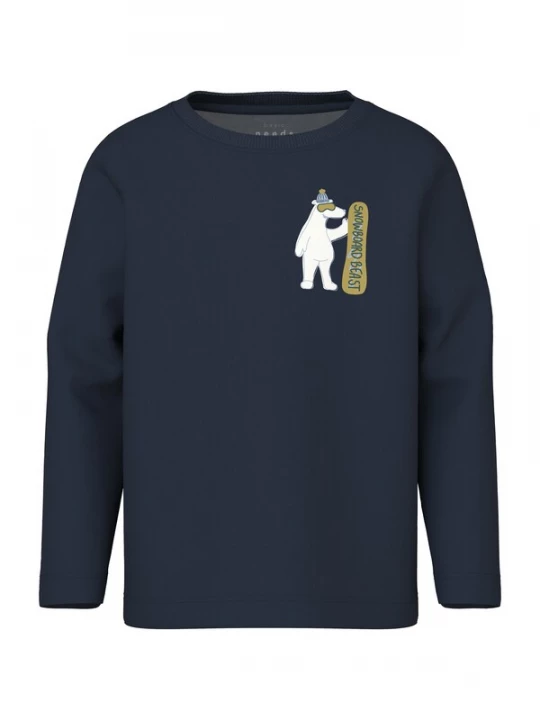 Foto van product NAME IT Shirt 'NMMVUX' navy / olijfgroen / wit