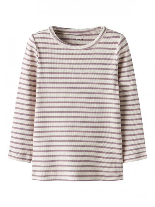 Foto van product NAME IT Shirt 'NMNBani' mauve / wit