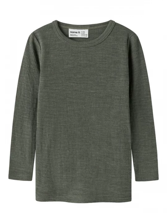 Foto van product NAME IT Shirt 'NMNWAX' olijfgroen