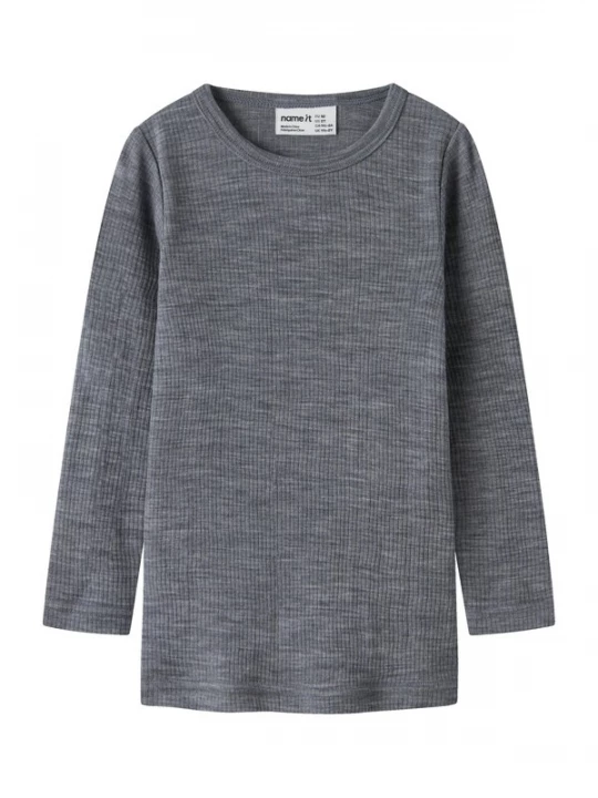 Foto van product NAME IT Shirt 'NMNWAX' stone grey