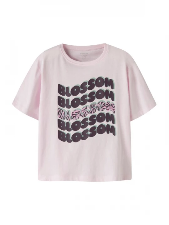 Foto van product NAME IT Shirt pastelgroen / donkerlila / rosa