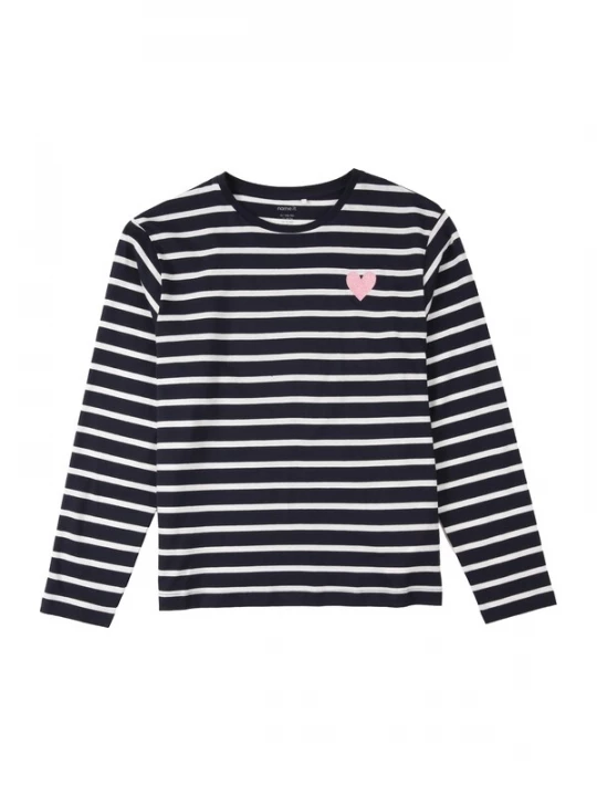 Foto van product NAME IT Shirt rosa / zwart / wit