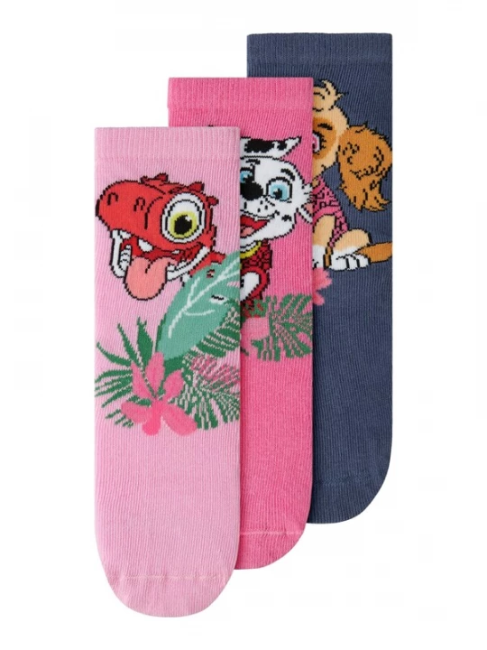 Foto van product NAME IT Sokken 'NMFJenta' donkerblauw / gemengde kleuren / rosa / lichtroze