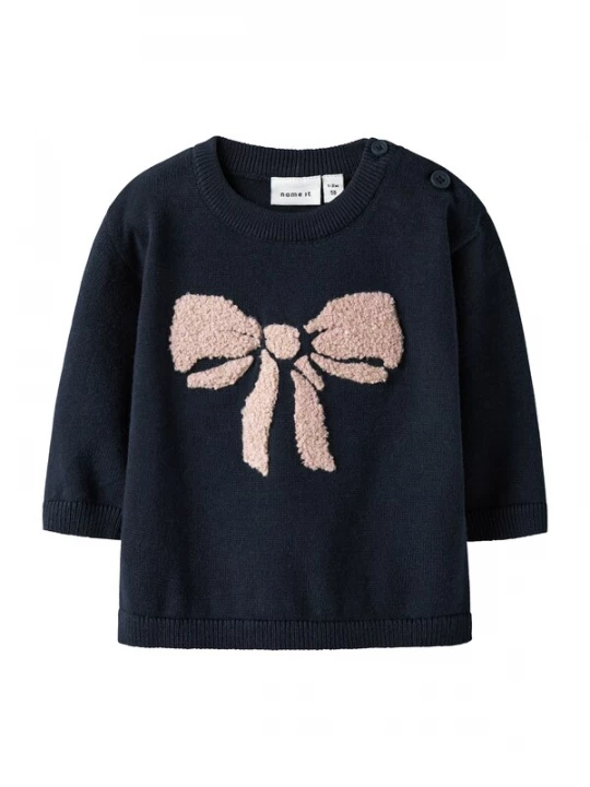 Foto van product NAME IT Trui 'NBFREBOW' beige / navy / rosa