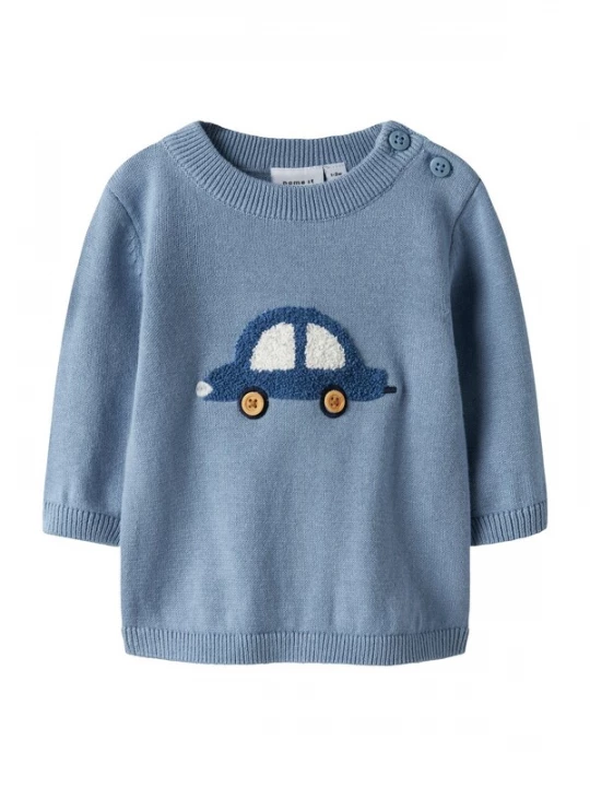 Foto van product NAME IT Trui 'NBMBAND' blauw / marine / bruin / wit