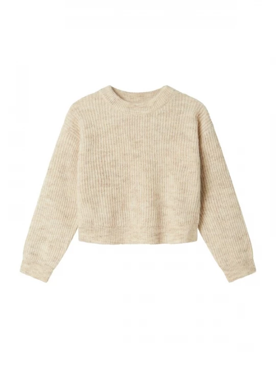 Foto van product NAME IT Trui 'NKFHolly' beige gemêleerd