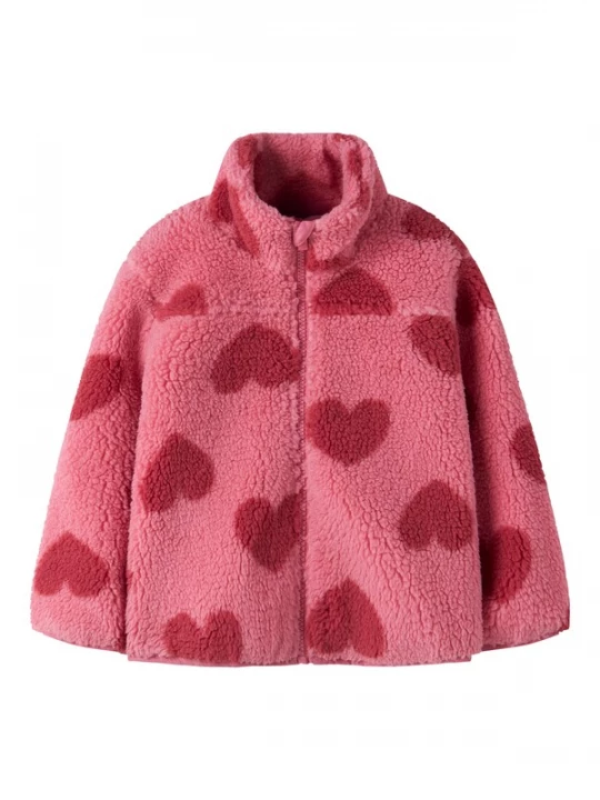 Foto van product NAME IT Tussenjas 'NMFMONICA' lichtroze / bloedrood