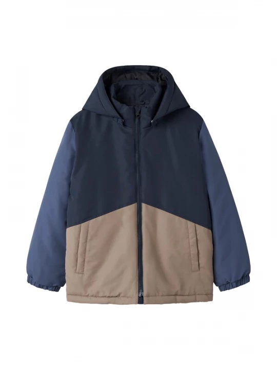 Foto van product NAME IT Winterjas 'NKMMax' navy / donkerblauw / taupe