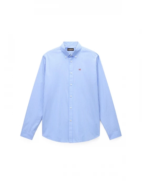 Foto van product NAPAPIJRI Overhemd 'Terra' duifblauw / wit