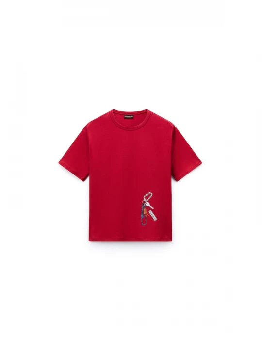 Foto van product NAPAPIJRI Shirt blauw / geel / rood / zwart / wit