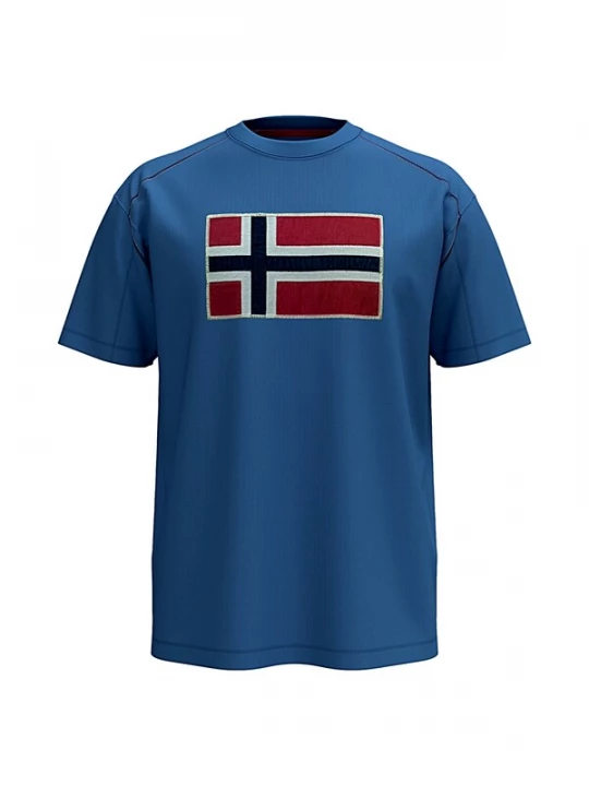 Foto van product NAPAPIJRI Shirt blauw / rood