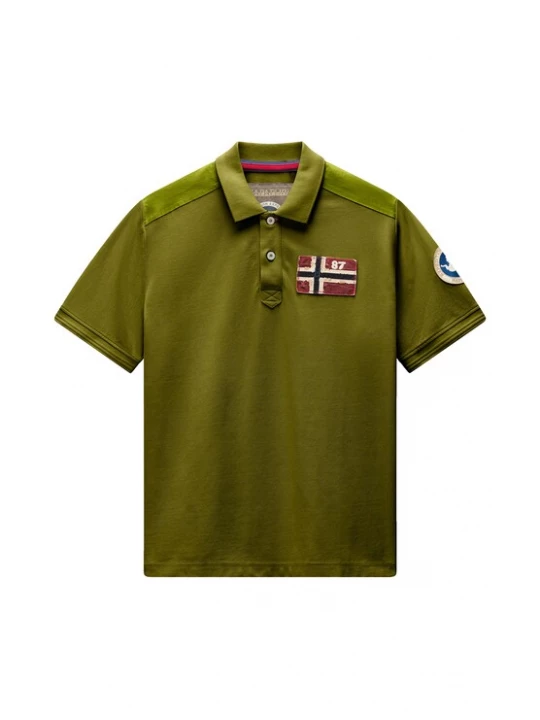 Foto van product NAPAPIJRI Shirt 'E-ARCHIVE' olijfgroen