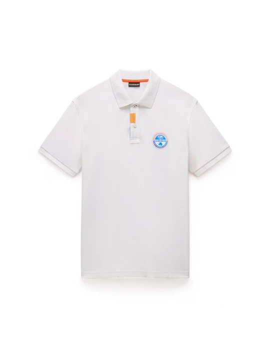 Foto van product NAPAPIJRI Shirt 'E-Clanis' azuur / oranje / wit