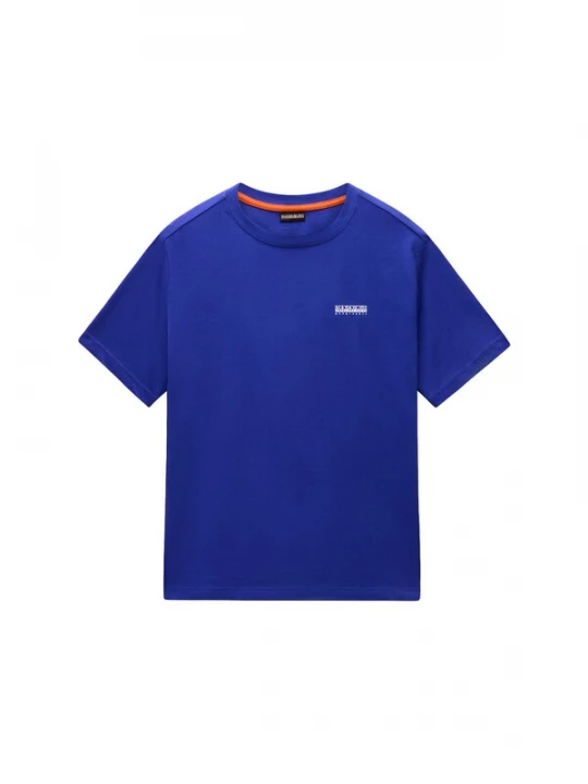 Foto van product NAPAPIJRI Shirt '-GUIDE' royal blue / koningsblauw / oranje / wit