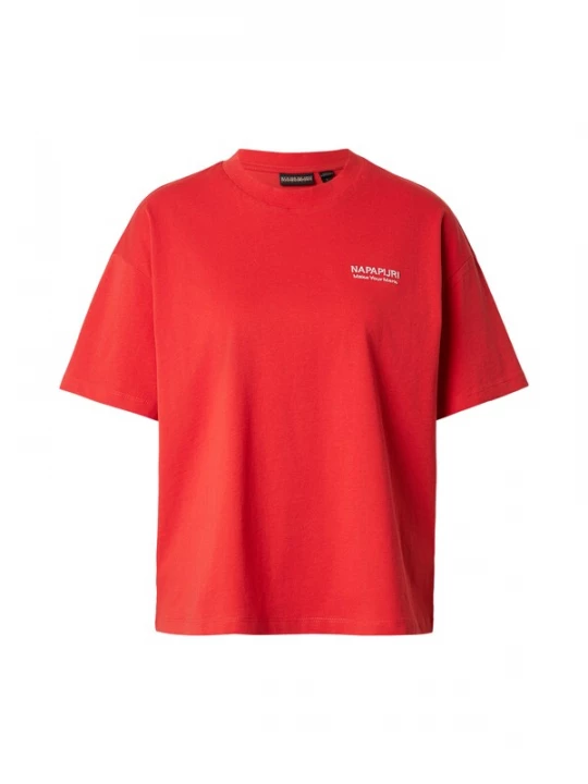 Foto van product NAPAPIJRI Shirt 'Iliana' sering / rood / wit