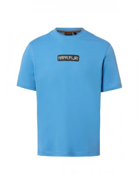 Foto van product NAPAPIJRI Shirt lichtblauw / zwart