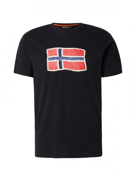 Foto van product NAPAPIJRI Shirt 'MAHSA' ecru / navy / watermeloen rood / zwart