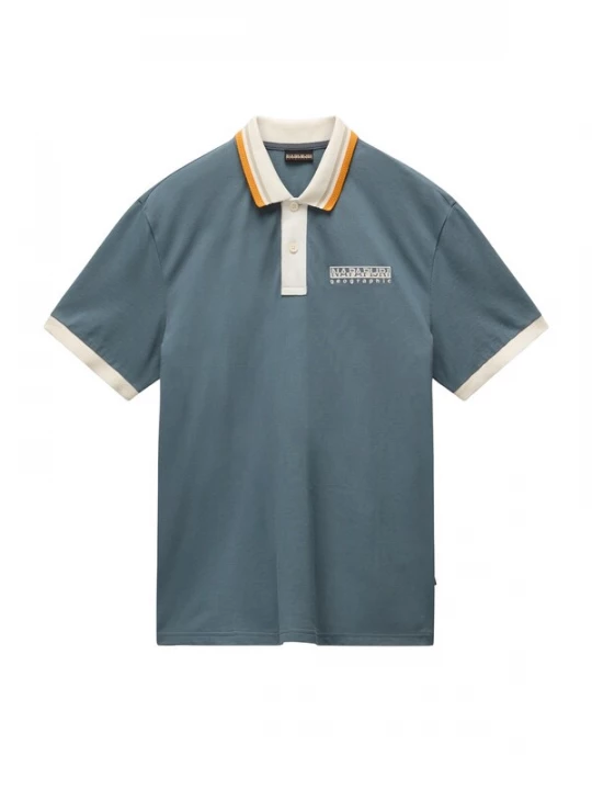 Foto van product NAPAPIJRI Shirt 'Murlo' grafiet / oranje / wit