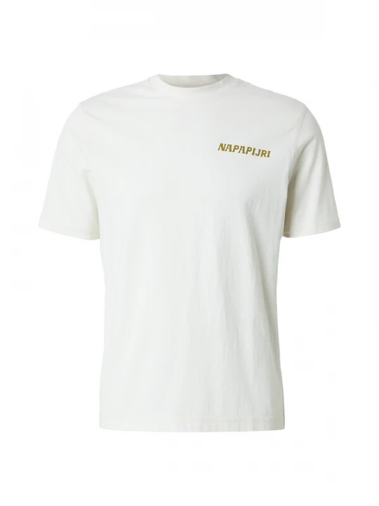 Foto van product NAPAPIJRI Shirt olijfgroen / lichtgroen / wit