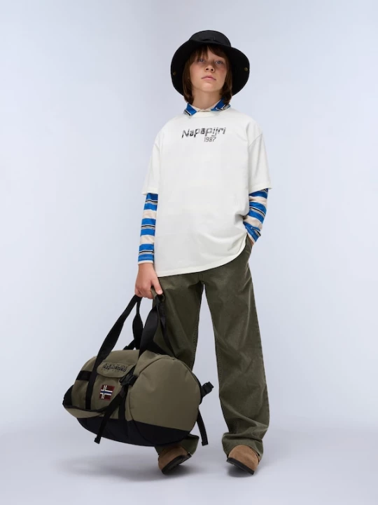 Foto van product NAPAPIJRI Shirt 'Primiero' grijs / wit