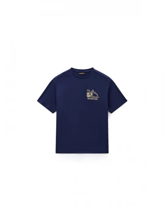 Foto van product NAPAPIJRI Shirt 'S-Acadia' navy / mosterd