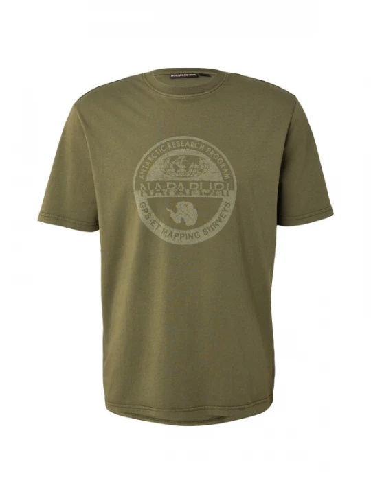 Foto van product NAPAPIJRI Shirt 'S-BOLLO' olijfgroen / pastelgroen