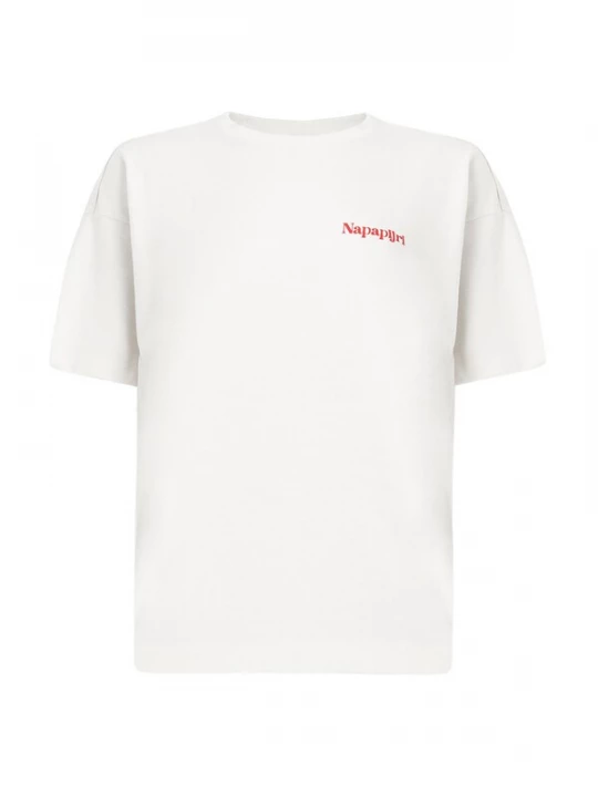 Foto van product NAPAPIJRI Shirt 'S-EIR' kreeft / wit