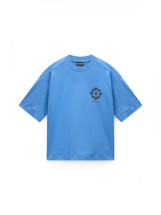 Foto van product NAPAPIJRI Shirt 'S-Irto' blauw / donkerblauw / rood / wit