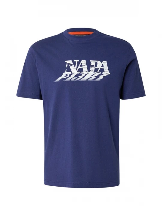 Foto van product NAPAPIJRI Shirt 'S-LODESTAR' donkerblauw / wit