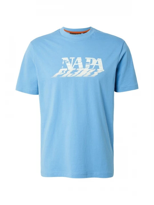 Foto van product NAPAPIJRI Shirt 'S-LODESTAR' lichtblauw / wit