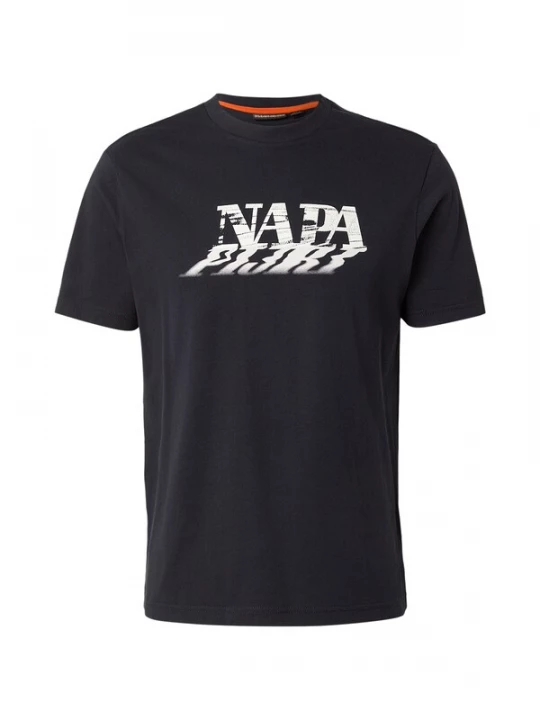 Foto van product NAPAPIJRI Shirt 'S-LODESTAR' zwart / wit